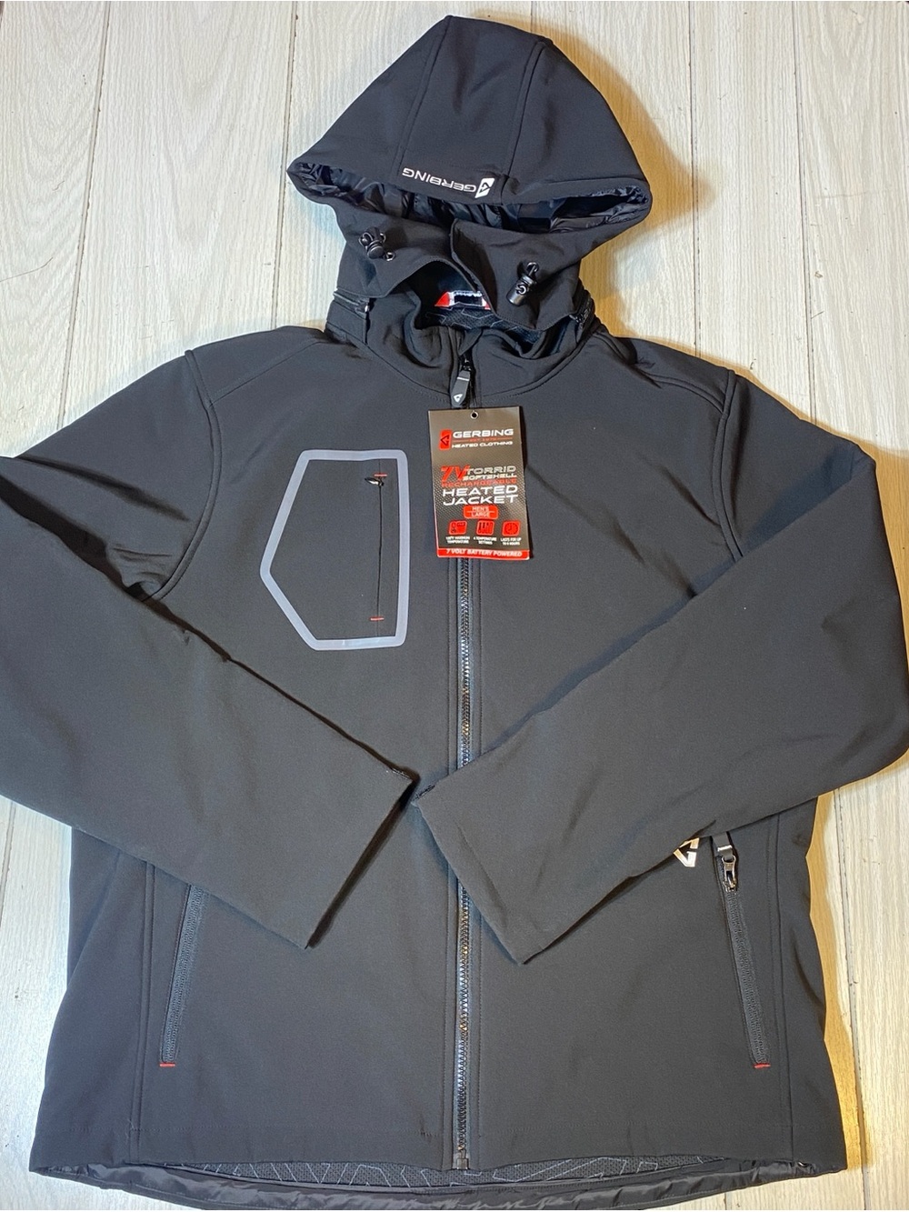 Gerbing Torrid 7V Soft shell Heated Jacket Men’s Large Black NWT!
#962